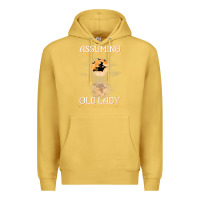 Antique Gold assuming i'm just an old lady was your first mistake witch Premium Hoodie - SnappyArt