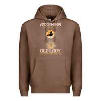 Chestnut assuming i'm just an old lady was your first mistake witch Premium Hoodie - SnappyArt