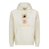 Oatmeal Heather assuming i'm just an old lady was your first mistake witch Premium Hoodie - SnappyArt
