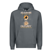 Rock assuming i'm just an old lady was your first mistake witch Premium Hoodie - SnappyArt