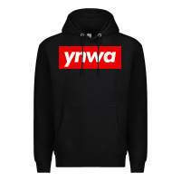Black ynwa Premium Hoodie - SnappyArt