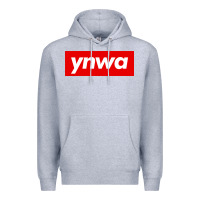 Heather Grey ynwa Premium Hoodie - SnappyArt