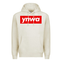 Oatmeal Heather ynwa Premium Hoodie - SnappyArt