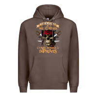 Coffee pirate the beatings will continue until morale improves Premium Hoodie - SnappyArt