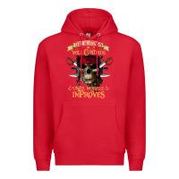 Red pirate the beatings will continue until morale improves Premium Hoodie - SnappyArt