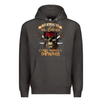 Smoke pirate the beatings will continue until morale improves Premium Hoodie - SnappyArt