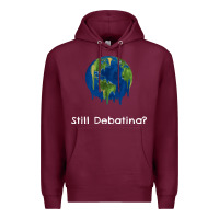 Burgundy environmental climate change still debating summer Premium Hoodie - SnappyArt