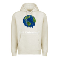 Oatmeal Heather environmental climate change still debating summer Premium Hoodie - SnappyArt