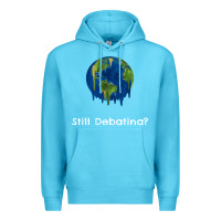 Ocean Blue environmental climate change still debating summer Premium Hoodie - SnappyArt