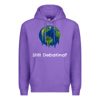 Purple environmental climate change still debating summer Premium Hoodie - SnappyArt