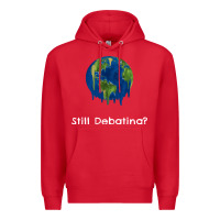 Red environmental climate change still debating summer Premium Hoodie - SnappyArt