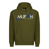 Army Green design mufon mutual ufo network hdb gift for men a Premium Hoodie - SnappyArt