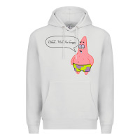 Dove Grey Patrick Classic Premium Hoodie - SnappyArt