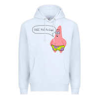 White Patrick Classic Premium Hoodie - SnappyArt