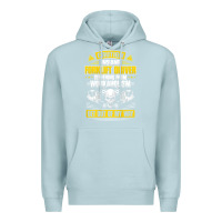 Blue Mist forklift operator get out of my way forklift driver t shirt Premium Hoodie - SnappyArt