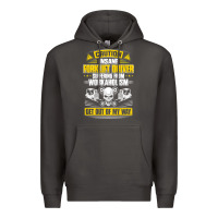 Smoke forklift operator get out of my way forklift driver t shirt Premium Hoodie - SnappyArt