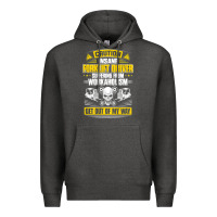 Charcoal Heather forklift operator get out of my way forklift driver t shirt Premium Hoodie - SnappyArt