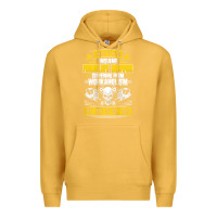 Mustard forklift operator get out of my way forklift driver t shirt Premium Hoodie - SnappyArt