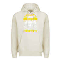 Oatmeal Heather forklift operator get out of my way forklift driver t shirt Premium Hoodie - SnappyArt