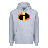 Heather Grey incredibles Premium Hoodie - SnappyArt