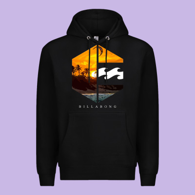 Billabong Premium Hoodie Designed By Snappyart