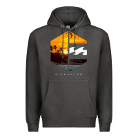 Charcoal Heather billabong Premium Hoodie - SnappyArt