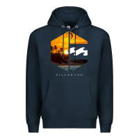 Navy billabong Premium Hoodie - SnappyArt