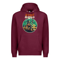 Burgundy sturgill simpson retro Premium Hoodie - SnappyArt