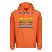 Carrot Vote As If Your Life Depends On It Human Rights Premium Hoodie - SnappyArt