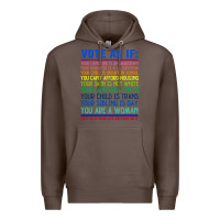 Coffee Vote As If Your Life Depends On It Human Rights Premium Hoodie - SnappyArt