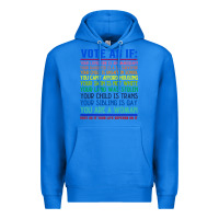 True Royal Vote As If Your Life Depends On It Human Rights Premium Hoodie - SnappyArt