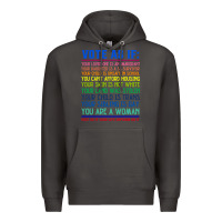 Smoke Vote As If Your Life Depends On It Human Rights Premium Hoodie - SnappyArt