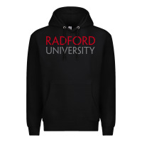 Black The radford university Premium Hoodie - SnappyArt