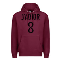 Burgundy j adior Premium Hoodie - SnappyArt