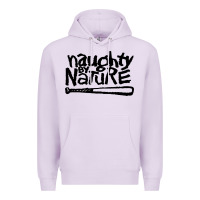 Lilac naughty by nature Premium Hoodie - SnappyArt