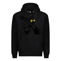 Black big lebowski Premium Hoodie - SnappyArt
