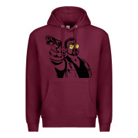 Burgundy big lebowski Premium Hoodie - SnappyArt