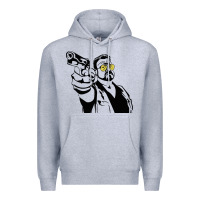 Heather Grey big lebowski Premium Hoodie - SnappyArt