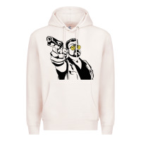 Pale Pink big lebowski Premium Hoodie - SnappyArt