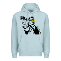 Blue Mist big lebowski Premium Hoodie - SnappyArt