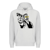 Dove Grey big lebowski Premium Hoodie - SnappyArt