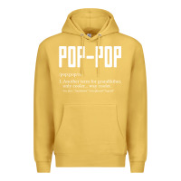 Antique Gold Pop Pop Gifts Grandpa Fathers Day Pop-Pop Premium Hoodie - SnappyArt