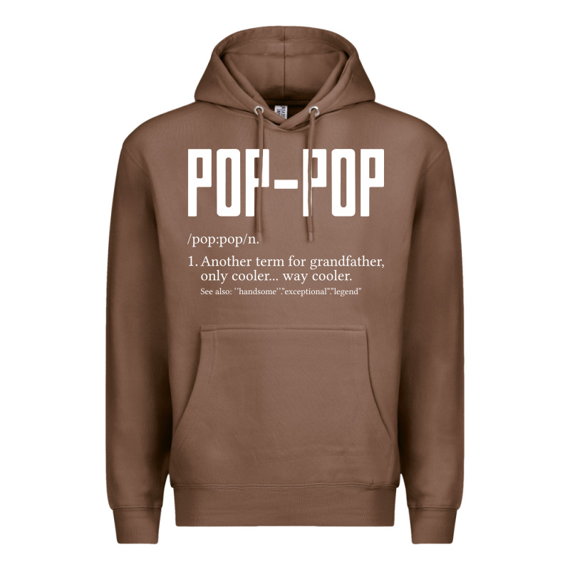 Pop Pop Gifts Grandpa Fathers Day Pop-pop Premium Hoodie by SnappyArt | Teevron