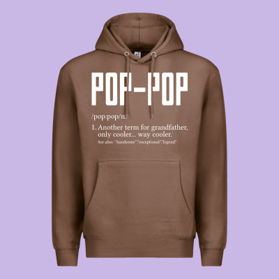 Pop Pop Gifts Grandpa Fathers Day Pop-pop Premium Hoodie Designed By Snappyart