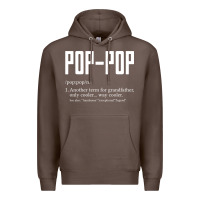 Coffee Pop Pop Gifts Grandpa Fathers Day Pop-Pop Premium Hoodie - SnappyArt