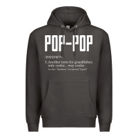 Smoke Pop Pop Gifts Grandpa Fathers Day Pop-Pop Premium Hoodie - SnappyArt