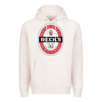 Pale Pink Beck’s-Dark Premium Hoodie - SnappyArt