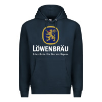 Navy lowenbrau Premium Hoodie - SnappyArt
