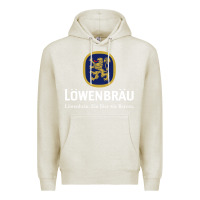 Oatmeal Heather lowenbrau Premium Hoodie - SnappyArt