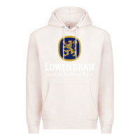 Pale Pink lowenbrau Premium Hoodie - SnappyArt